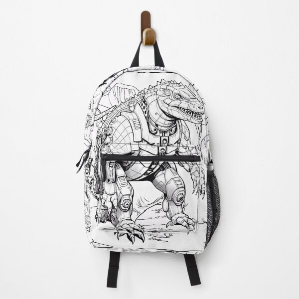 Item preview, Robot Dragon Coloring Page Pattern designed and sold by DavidColoring.
