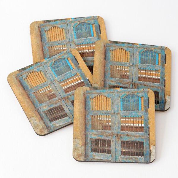 Item preview, Watercolor painting of a rustic gate in Santa Fe, New Mexico designed and sold by GestaltImagery.