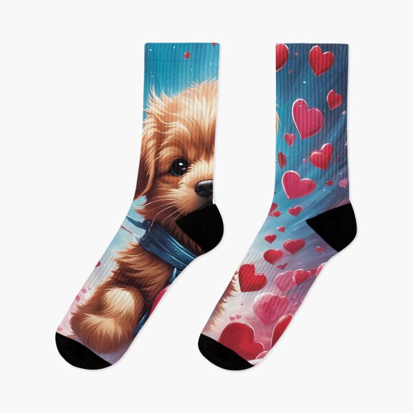 Item preview, Puppy celebrating Valentines day designed and sold by Colin Bentham.