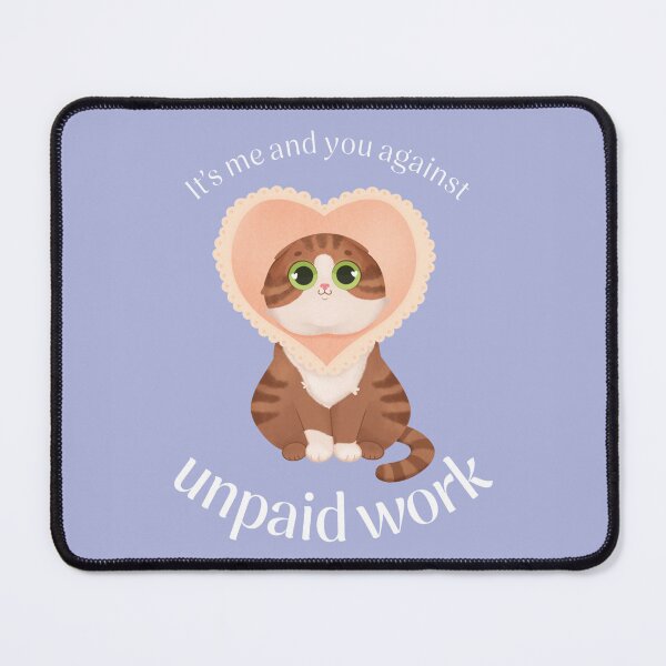 Item preview, Cute Protest Cat Valentine’s Day Card – Perfect Gift for Friends & Coworkers designed and sold by alondray.