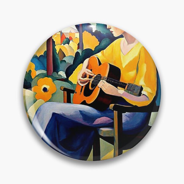 Item preview, Woman playing stringed instrument 1 designed and sold by George Hutton Hunter.