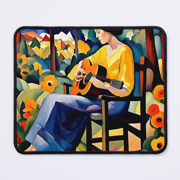 Item preview, Woman playing stringed instrument 1 designed and sold by George Hutton Hunter.