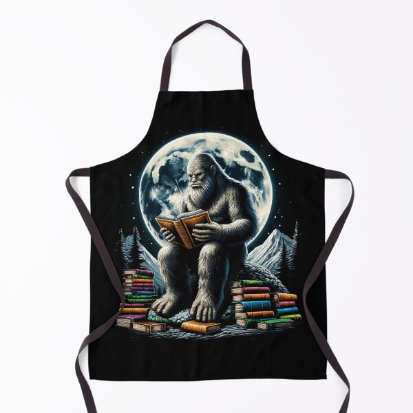Item preview, Libro de lectura de Bigfoot Lector de Sasquatch Amante de los libros Lectura designed and sold by Kimberley King Art King Art.