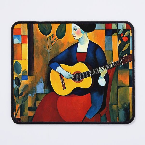 Item preview, Woman playing stringed instrument 2 designed and sold by George Hutton Hunter.