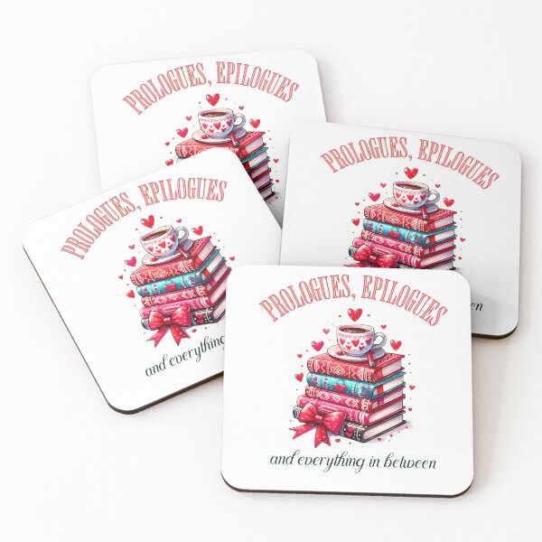 Item preview, Prologues, Epilogues and everything in between - Valentine's day - Book lover design designed and sold by TTeamDesigns.