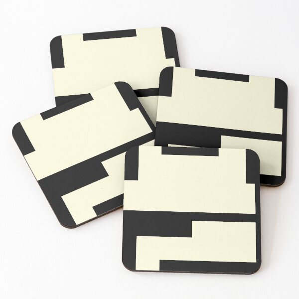 Item preview, Modern Contrast: Black Blocks on Cream designed and sold by RoseoftheWild.