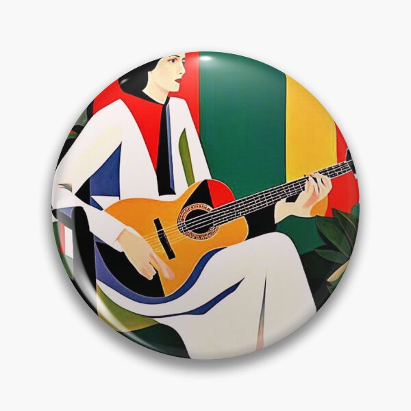 Item preview, Woman playing stringed instrument 4 designed and sold by George Hutton Hunter.
