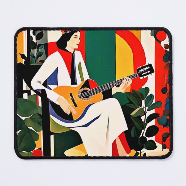 Item preview, Woman playing stringed instrument 4 designed and sold by George Hutton Hunter.