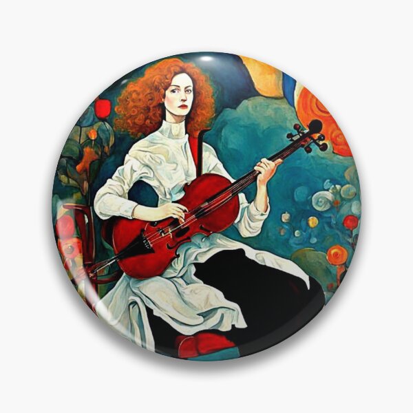 Item preview, Woman playing stringed instrument 5 designed and sold by George Hutton Hunter.