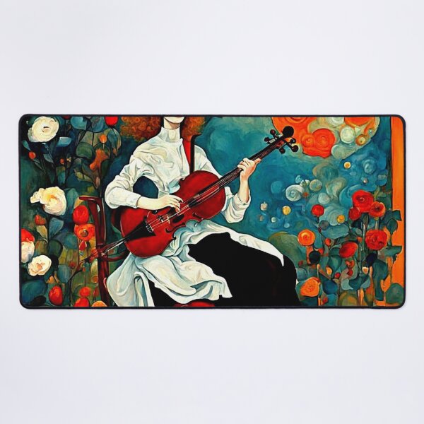 Item preview, Woman playing stringed instrument 5 designed and sold by George Hutton Hunter.