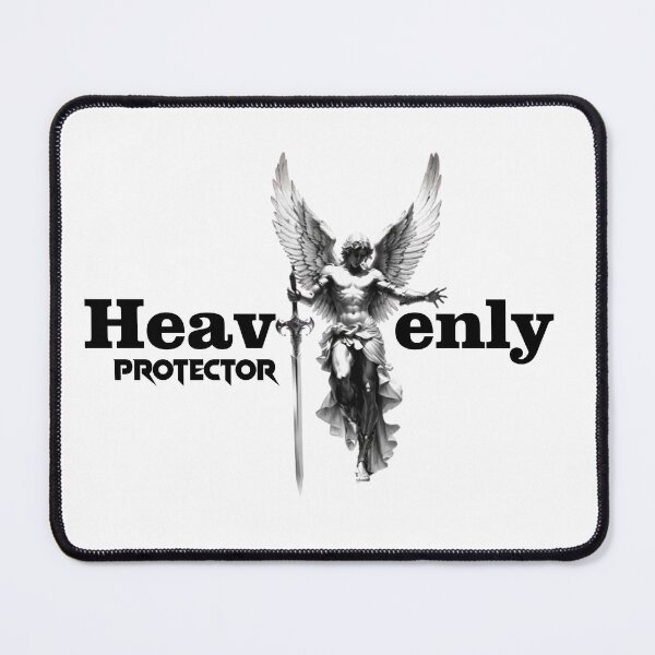 Artikel-Vorschau von "Heavenly Protector" - Stylized and Impactful Art - Angel Sticker, designt und verkauft von Topoartispp.