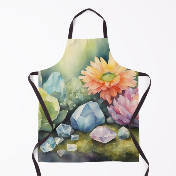 Item preview, Flowers and Crystals on Moss designed and sold by CalmnessbyChoice.
