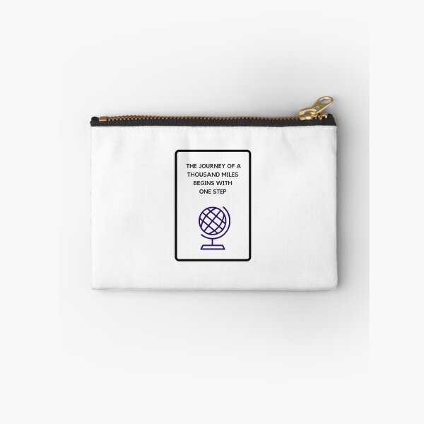 Item preview, THE JOURNEY OF A THOUSAND MILES BEGINS WITH ONE STEP  designed and sold by Inspirationmotivation.