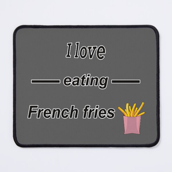 Item preview, Bag with french fries designed and sold by GiCapgraphics.