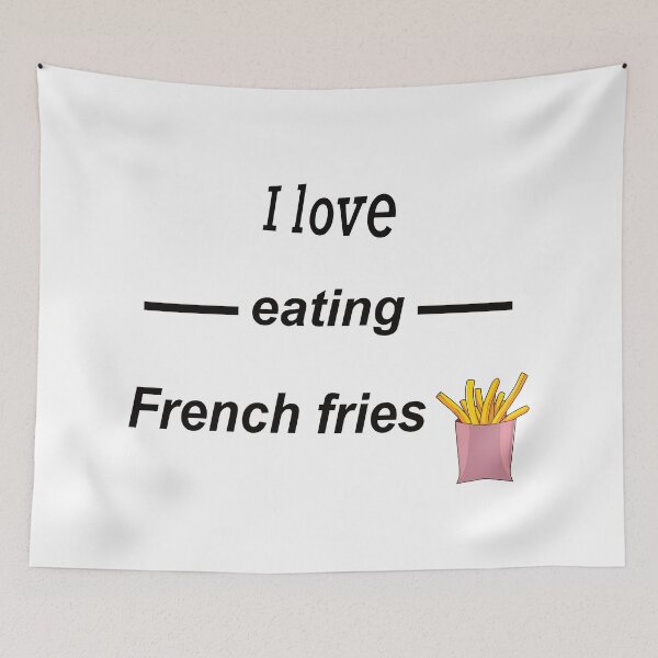 Item preview, Bag with french fries designed and sold by GiCapgraphics.