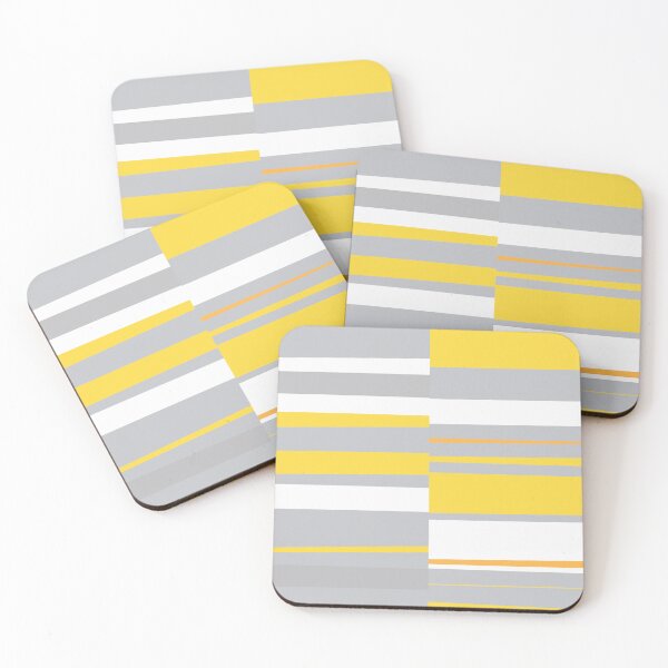 Item preview, Mosaic Single 5 | Yellow, Gray, Orange designed and sold by Menega  Sabidussi.