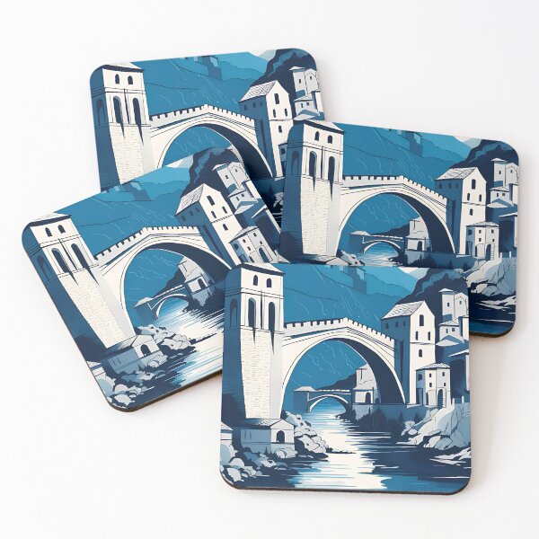 Item preview, Old bridge Mostar city designed and sold by TrendSh0p.