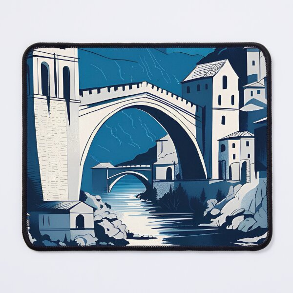 Item preview, Old bridge Mostar city designed and sold by TrendSh0p.
