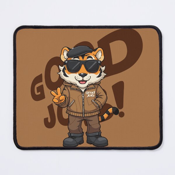 Item preview, Good Job, Cool Tiger designed and sold by Bebrowny.