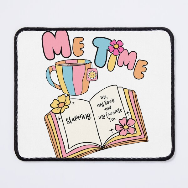 Item preview, Me time, my book and my favorite tea designed and sold by coloursforkids.