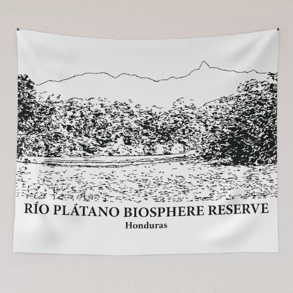 Item preview, Río Plátano Biosphere Reserve - Honduras designed and sold by Lakeric Cityscapes.