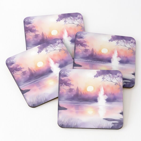 Item preview, Purple Sunrise at Geyser designed and sold by CalmnessbyChoice.
