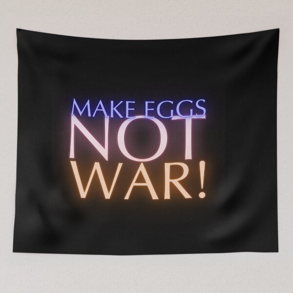 Item preview, Egg Crisis 2025 - Make Eggs, not War! designed and sold by nature. electrified..