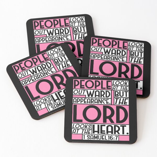 Item preview, 1 Samuel 16:7 But The LORD Looks At The Heart designed and sold by plushism.