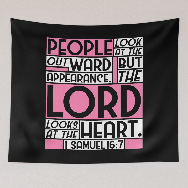 Item preview, 1 Samuel 16:7 But The LORD Looks At The Heart designed and sold by plushism.