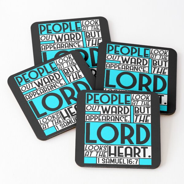 Item preview, 1 Samuel 16:7 But The LORD Looks At The Heart designed and sold by plushism.