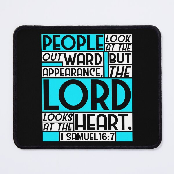 Item preview, 1 Samuel 16:7 But The LORD Looks At The Heart designed and sold by plushism.