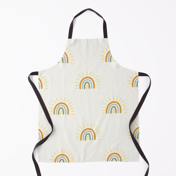 Item preview, Boho Minimalist Rainbow on Single White Background designed and sold by coloringmaye.