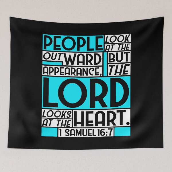 Item preview, 1 Samuel 16:7 But The LORD Looks At The Heart designed and sold by plushism.