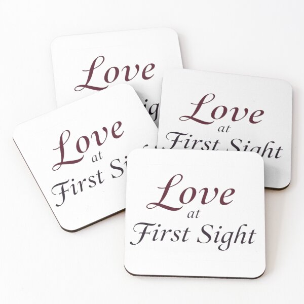 Item preview, Love at First Sight - Romantic & Cute T-Shirt   designed and sold by Design Fusion.