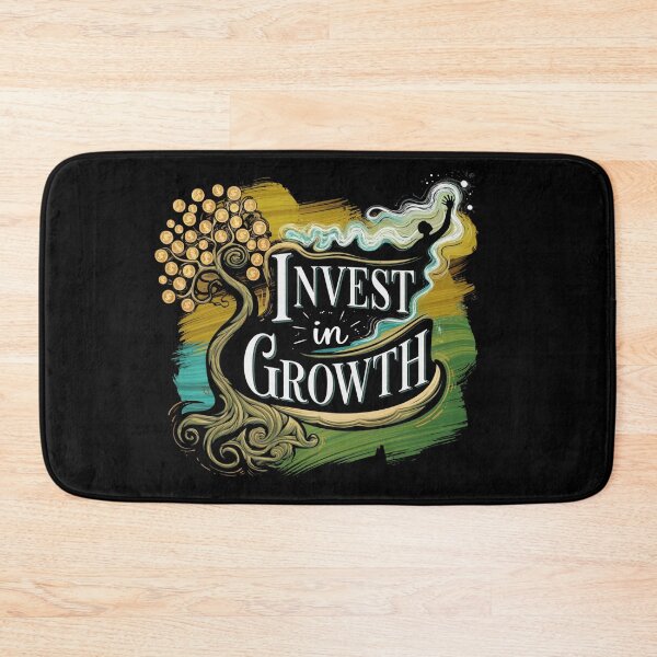Item preview, Invest in Growth – Artistic & Motivational Design for Success-Driven Minds designed and sold by Ela-graphicwiz.