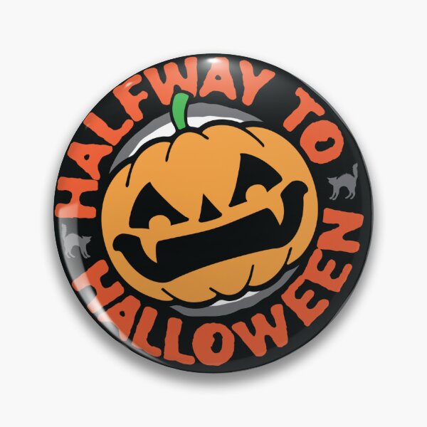 Item preview, Spooky year round badge designed and sold by CampEnchanted.