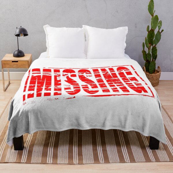 Item preview, Red rubber stamp effect - Missing. designed and sold by funkyworm.
