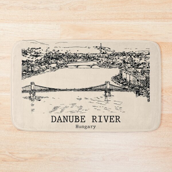 Item preview, Río Danubio - Hungría designed and sold by Lakeric Cityscapes.