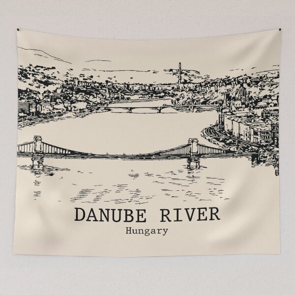 Item preview, Danube River - Hungary designed and sold by Lakeric Cityscapes.