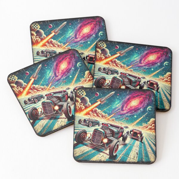 Item preview, SPACE RODS – Cosmic Speed, Infinite Horsepower designed and sold by SteadyRolling.