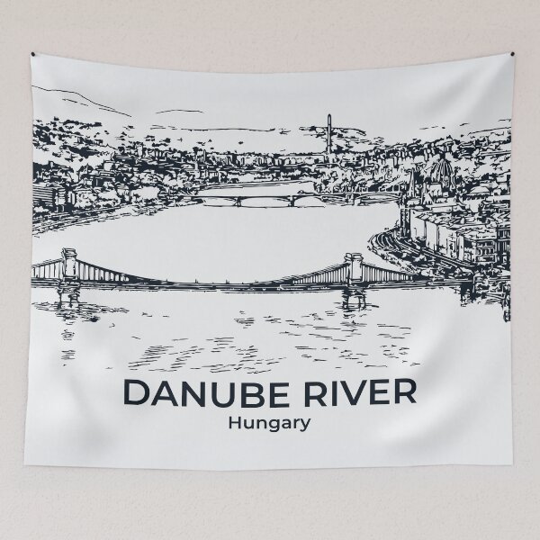 Item preview, Danube River - Hungary designed and sold by Lakeric Cityscapes.