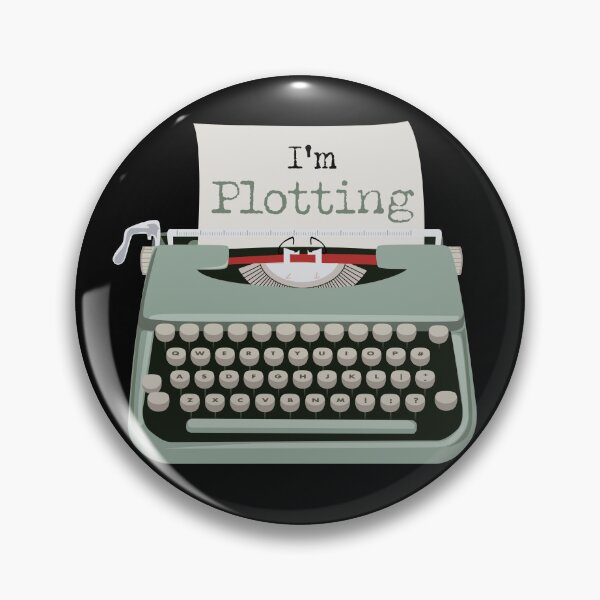 Item preview, I'm plotting Writing Plot Typewriter Illustration designed and sold by Neadski.
