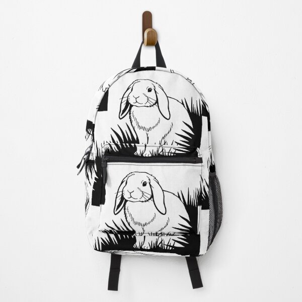 Item preview, Rabbit Black Lines Savanna Landscape Nature Animal Art designed and sold by ART ATTACK ZONE.