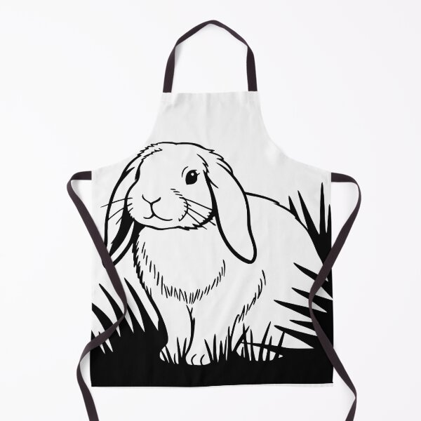 Item preview, Rabbit Black Lines Savanna Landscape Nature Animal Art designed and sold by ART ATTACK ZONE.
