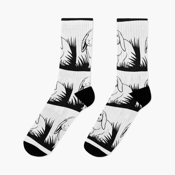 Item preview, Rabbit Black Lines Savanna Landscape Nature Animal Art designed and sold by ART ATTACK ZONE.