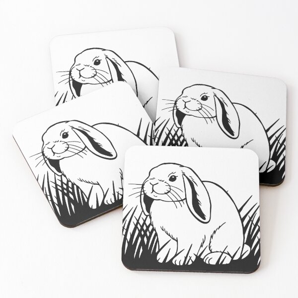 Item preview, Cute Rabbit Savanna Landscape Nature Animal Art designed and sold by ART ATTACK ZONE.