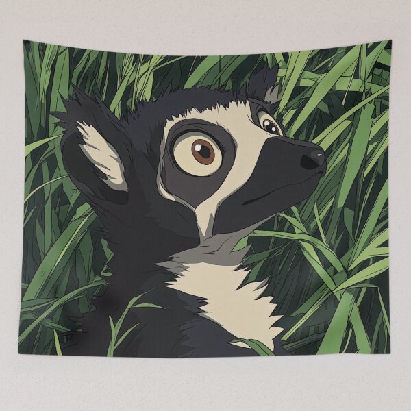 Item preview, lemur, anime | Anime style designed and sold by ComicsFactory.