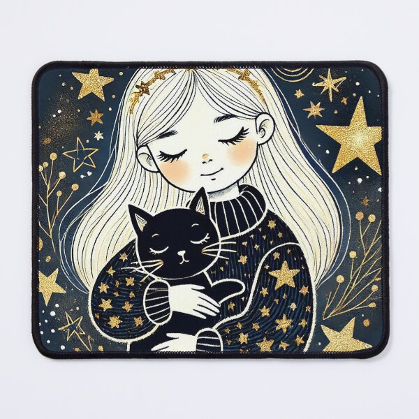 Item preview, Celestial Cat Embrace designed and sold by zzz888.