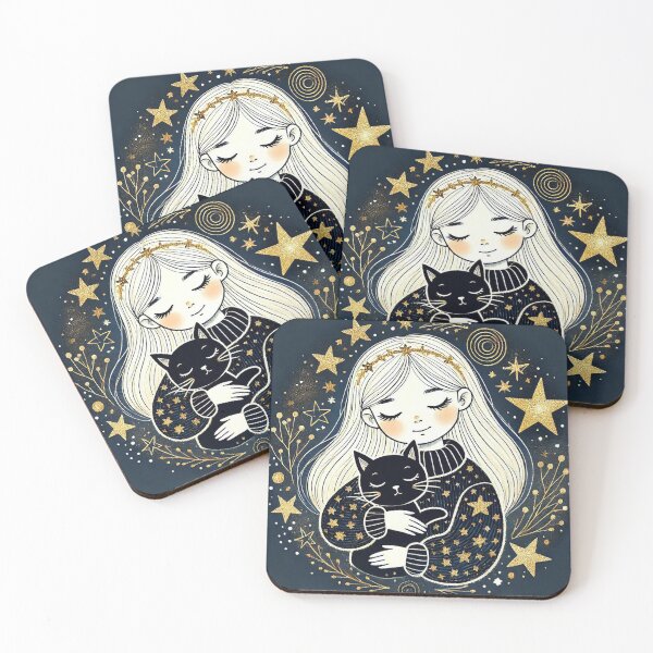 Item preview, Celestial Cat Embrace designed and sold by zzz888.