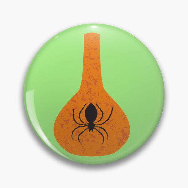 Item preview, Mad scientist badge designed and sold by CampEnchanted.